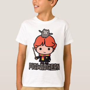 T-shirt Caricature Ron Weasley et Pigwidgeon