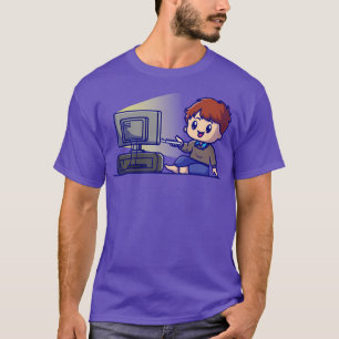 T-shirt Caricature TV pour garçon mignon