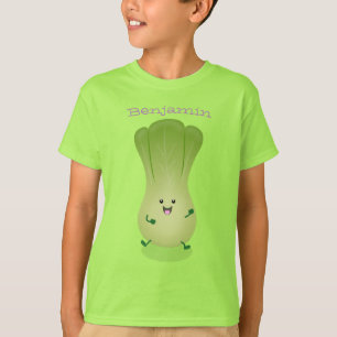 T-shirt Caricature végétale de boule de bébé chou de bébé 