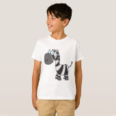 T-shirt Caricature Zebra (Devant entier)