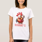 T-shirt Caricatures du coq mignonne 3ème anniversaire (Devant)