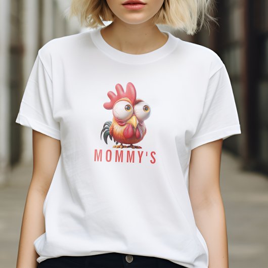T-shirt Caricatures du coq mignonne 3ème anniversaire