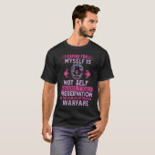 T-shirt Caring For Myself Is Not Sel Indulgence Black Hist (Devant entier)