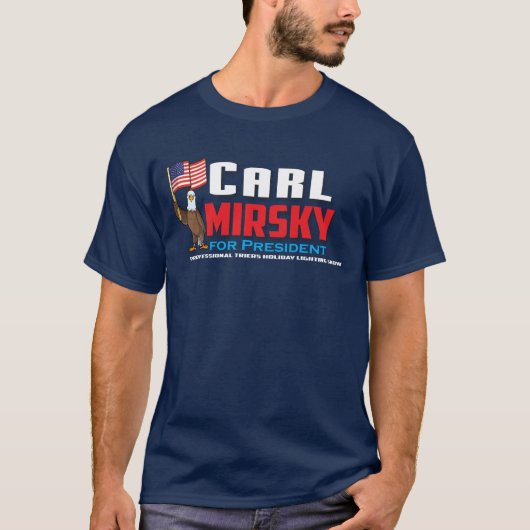T-shirt Carl pour le président (Devant)
