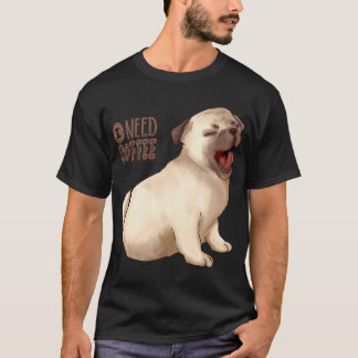 T-shirt Carlin a besoin d'un café