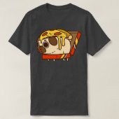 T-shirt Carlin à la pizza (Design devant)