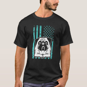 T-shirt Carlin américain drapeau américain 2