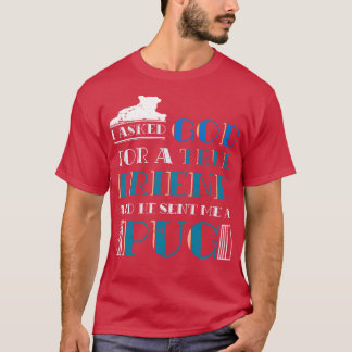 T-shirt Carlin ami chien Amoureux des animaux animal