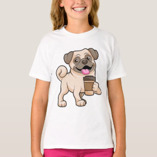 T-shirt Carlin avec café pour aller