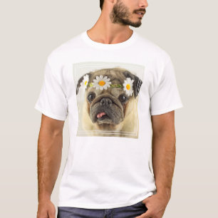 T-shirt Carlin avec couronne de marguerite