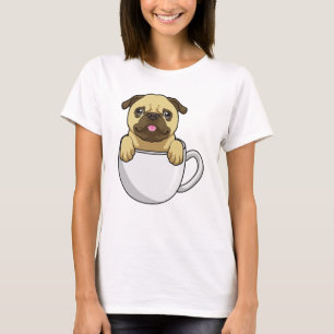 T-shirt Carlin avec la coupe du café