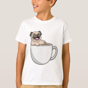 T-shirt Carlin avec la coupe du café