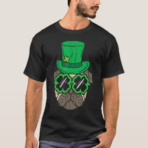 T-shirt Carlin Casquette Leprechaun Shamrock lunettes St p