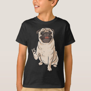 T-shirt Carlin Chien Asl Geste Main Sourde Perte d'ouïe Ad