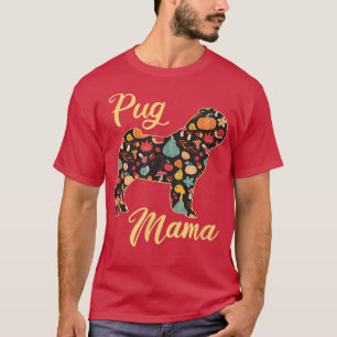 T-shirt Carlin Chien Automne Motif Citrouille Automne Feui