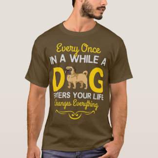 T-shirt Carlin Chien Chien Chien Chiens Propriétaire Lover