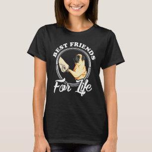 T-shirt Carlin Chien Design Meilleur Amis Pour La Vie Carl