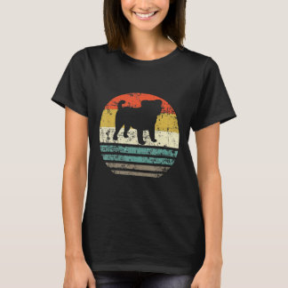 T-shirt Carlin Chien Retro Vintage 60s les années 70 80s S