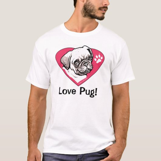 T-shirt Carlin d'amour (Devant)