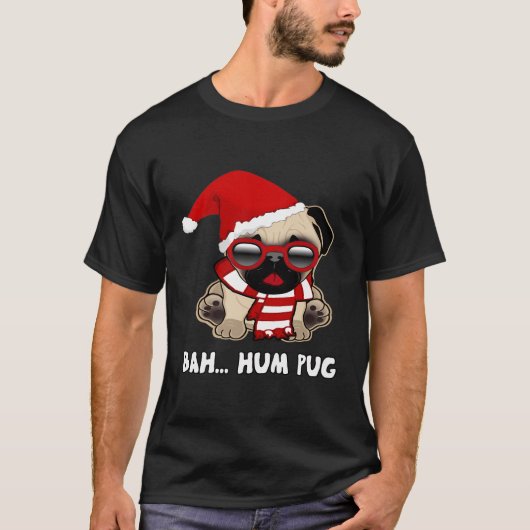 T-shirt Carlin de Noël Bah Hum (Devant)