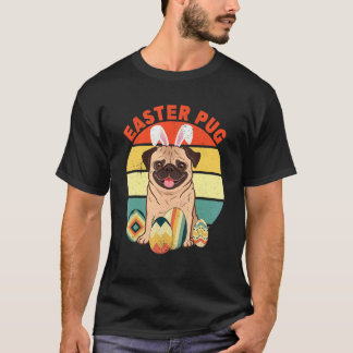 T-shirt Carlin de Pâques et journée d'animaux de compagnie