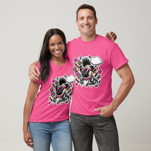 T-SHIRT CARLIN DE ROCKER DE POINTE 8 (Unisexe)