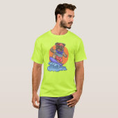 T-shirt Carlin de surf mignon (Devant entier)