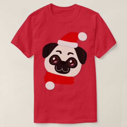 T-shirt Carlin de vacances (Design devant)
