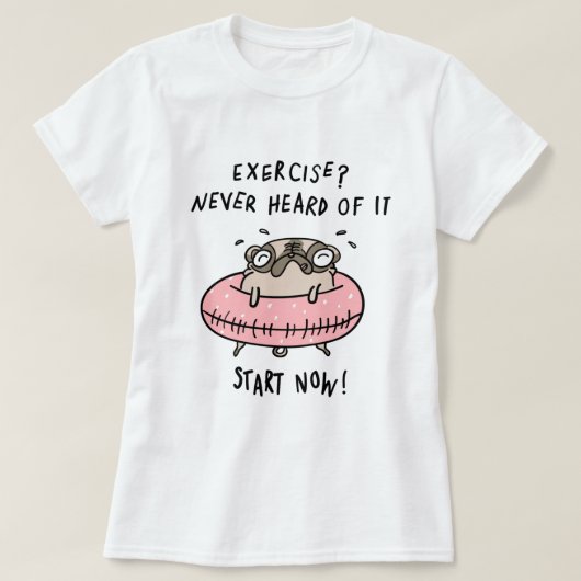 T-shirt Carlin d'exercice (Design devant)