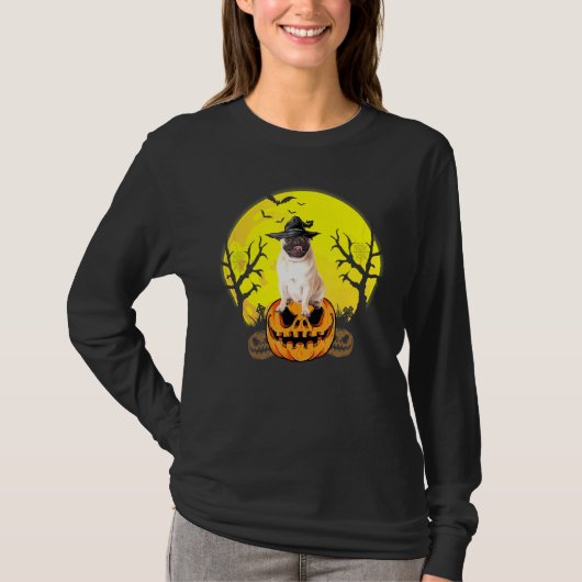 T-shirt Carlin d'Halloween (Devant)