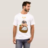 T-shirt Carlin et Bento (Devant entier)