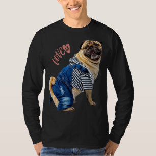 T-shirt Carlin Femmes Hommes Carlin Maman Papa Vie Amour C