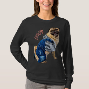 T-shirt Carlin Femmes Hommes Carlin Maman Papa Vie Amour C