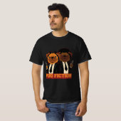 T-shirt Carlin Fiction Parody Chien (Devant entier)