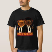 T-shirt Carlin Fiction Parody Chien (Devant)