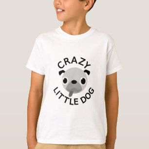 T-shirt Carlin fou petit chien