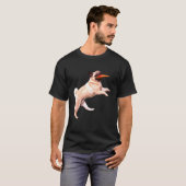 T-shirt Carlin Frisbee Graphisme Lap chiens imprimer Chien (Devant entier)