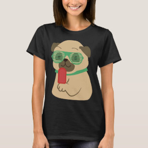 T-shirt Carlin glace mignonne chien de carlin Essential T-
