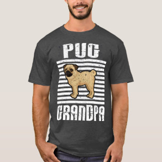 T-shirt Carlin Grand-Père Chiens Fiers