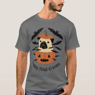 T-shirt Carlin Howl-O-Ween dans un Jack-O-Lantern avec cha
