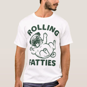 T-shirt Carlin ironique Carlin Humour roulants graisses Ca