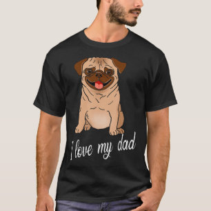 T-shirt Carlin J'Aime Mon Papa Amp Maman Carlin Lover Cade