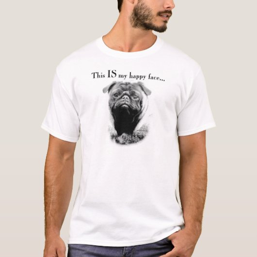 T-shirt Carlin Joyeux visage (Devant)