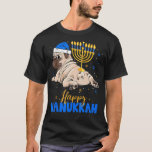 T-shirt Carlin juif Menorah Joyeux Hanoukka Chien Chanukah<br><div class="desc">Carlin juif Menorah Joyeux Hanoukka Chien Chanukah</div>