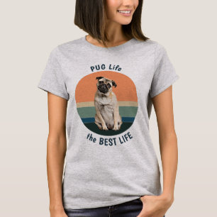 T-shirt Carlin Life est la Best Life Retro