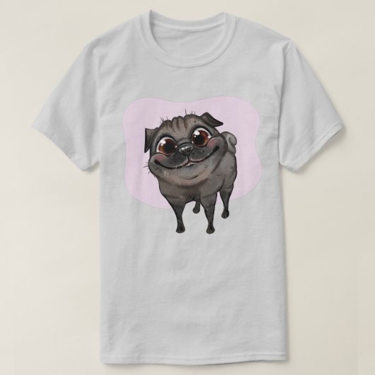 T-shirt Carlin mignon (Design devant)