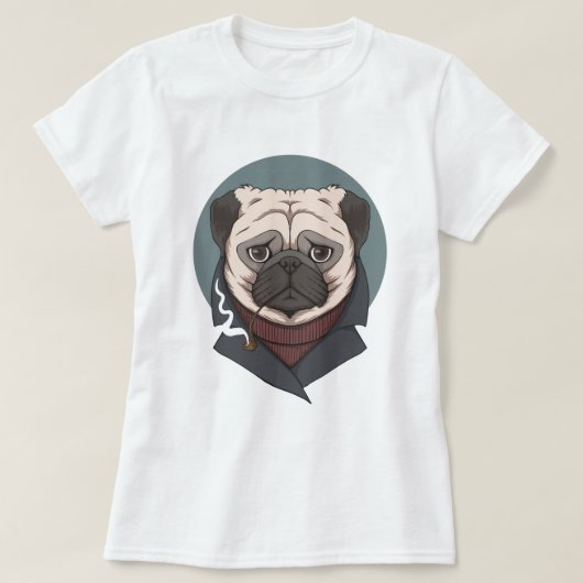 T-shirt Carlin mignon (Design devant)