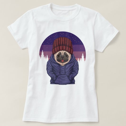 T-shirt Carlin mignon (Design devant)