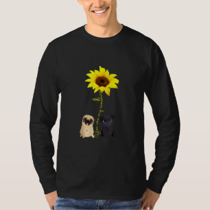 T-shirt Carlin mignon sont mon Sunshine tournesol maman mè
