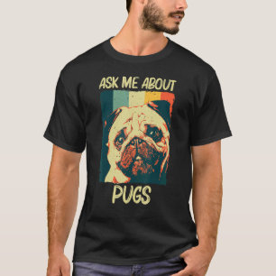 T-shirt Carlin Mignonne Pour Hommes Femmes Animaux De Comp